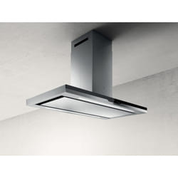 Elica PRF0148122 cappa aspirante Cappa aspirante a isola Nero, Acciaio inox 757 m³/h