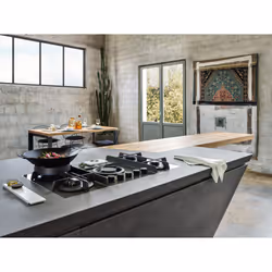 Elica NikolaTesla Flame EVO BL/A/88 Nero Da incasso 88 cm Gas 5 Fornello(i) - Vista aggiuntiva 4