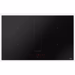 Elica NikolaTesla Fit XL Raw, Nero, Da incasso, 83 cm, Piano cottura a induzione, Vetro, 4 Fornello(i)