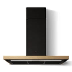 Elica Bio Cappa aspirante a parete Nero, Legno A++ 680 m³/h