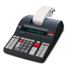 Olivetti Logos 912 calcolatrice Desktop Calcolatrice con stampa Nero