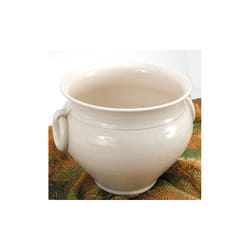 Cachepot 25 Bianco Con Anelli Art.112