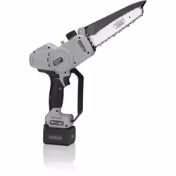 Potatore a catena a batteria Volpi "KVS6000" barra 19 cm 2 x 21,6V 4,0 Ah.Motosega a catena con batteria Cordless che ti perm ...