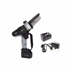 Il Volpi KVS5500 è il potatore a batteria con catena da 1/4", barra da 5", doppio interruttore di sicurezza e impugnatura erg ...
