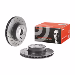 Disco freno BREMBO 9812711 anteriore, ventilato, altamente carbonizzato, 1 Pezzo - Vista aggiuntiva 4