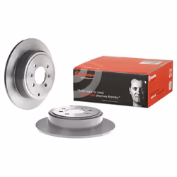 Disco freno BREMBO 8693111 posteriore, pieno, 1 Pezzo - Vista aggiuntiva 4