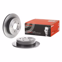 Disco freno BREMBO 08A63611 posteriore, pieno, 1 Pezzo - Vista aggiuntiva 4