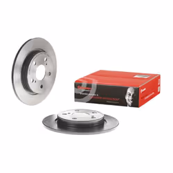 Disco freno BREMBO 08A91211 posteriore, pieno, 1 Pezzo - Vista aggiuntiva 4