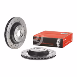 Disco freno BREMBO 09B84241 posteriore, ventilato, altamente carbonizzato, 1 Pezzo - Vista aggiuntiva 4