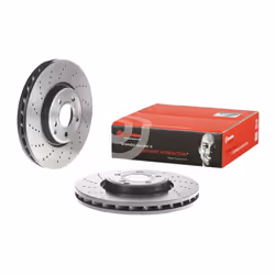 Disco freno BREMBO 09B74251 anteriore, ventilato, altamente carbonizzato, 1 Pezzo - Vista aggiuntiva 4