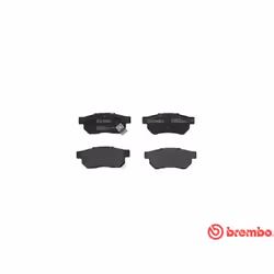 Set di pastiglie freno BREMBO P 28 017, posteriore