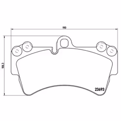 Set di pastiglie freno BREMBO P 85 065, anteriore - Vista aggiuntiva 4