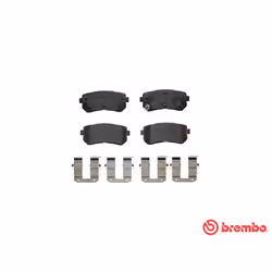 Set di pastiglie freno BREMBO P 30 068, posteriore