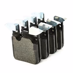 BREMBO P 06 087 Kit pastiglie freno predisposto per visualizzazione avviso usura con lamierino anticigolío senza accessori, con contrappesi