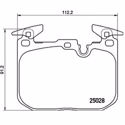 BREMBO P 06 088 Kit pastiglie freno predisposto per visualizzazione avviso usura con lamierino anticigolío senza accessori, con contrappesi - Vista aggiuntiva 5