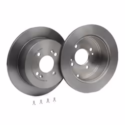 BREMBO Disco freno HYUNDAI: i20 I Hatchback, Getz, KIA: RIO 2, Pride Hatchback COATED DISC LINE 10mm 4 pieno rivestito 08.A602.11 584111C800
