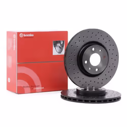 Disco freno; BREMBO; COATED DISC LINE; 284 22 4 perforato/ventilazione interna rivestito; per ABARTH; 51938383, 5741446