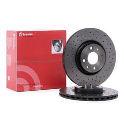 BREMBO Disco freno ABARTH: 500 / 595 / 695 Hatchback, 500C / 595C / 695C Cabrio COATED DISC LINE 22mm 4 perforato/ventilazione interna rivestito