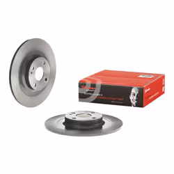 Disco freno BREMBO 08D22411 posteriore, pieno, 1 Pezzo - Vista aggiuntiva 4