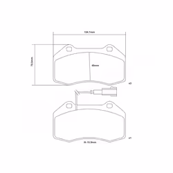 Messa a punto delle pastiglie dei freni BREMBO-TU 07.B314.21
