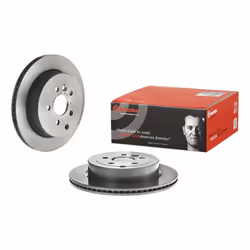 Disco freno BREMBO 9991411 posteriore, ventilato, 1 Pezzo - Vista aggiuntiva 4