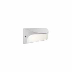 Applique Applique da Esterno a LED 10W 3000K Sovil Bianco Applique in alluminio pressofuso Finitura goffrata Diffusore in res ...