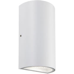 Applique led 'trump' bianca 12w, bianco naturale