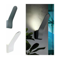 Applique Led Esterno Lampada Parete Interno Illuminazione Bagno 8W Surf Sovil Colore: Grigio
