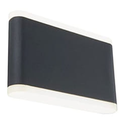 Applique Sovil Wave rettangolare grigio a led 14W 4000K IP54 99134/16