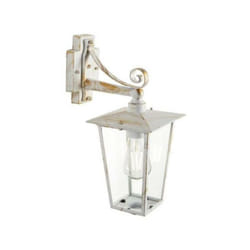 Applique in basso Sovil ribot e27 bianco oro- 941/26