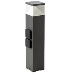 Lampada diamond paletto basso + 2 prese 12w led 4000k 99204/16 - Sovil