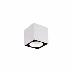 Punto luce in alluminio pressofuso. Finitura goffrata. Diffusore in vetro trasparente. Illuminazione con 1 LED COB. Luce di q ...