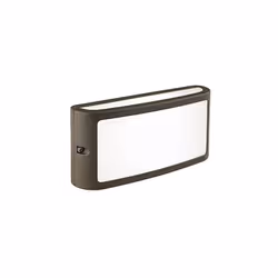Applique in alluminio pressofuso. Finitura goffrata. Diffusore in resina satinata. Illuminazione con 14 LED SMD 2835. Luce di ...