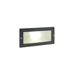 Lampada Segna Passo Rettangolare da Incasso a Parete a LED 10W 3000K Sovil Nero