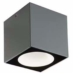 LULA-FARETTO PLAFONE 6W LED 4000K Punto luce in alluminio pressofuso. Finitura goffrata. Diffusore in vetro trasparente. Illu ...