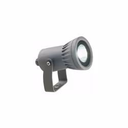 Faretto Lampada Faretto da Esterno Giardino a LED 6W Sovil Gun Grigio Faretto in pressofusione di alluminio. Diffusore in vet ...