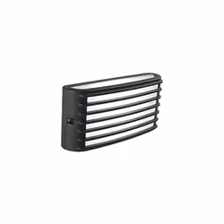Applique in alluminio pressofuso. Finitura goffrata. Diffusore in resina satinata. Illuminazione con 14 LED SMD 2835. Luce di ...