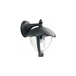 Lampada Applique in Basso Colore Nero per Esterno Linea Short Sovil