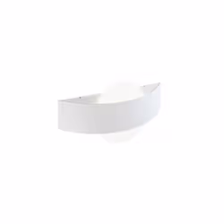 Applique in pressofusione di alluminio. Diffusori in termoplastico satinato. Illuminazione a 12+12 LED SMD 2835. Luce di qual ...