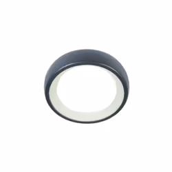Plafoniera in termoplastico. Diffusore in termoplastico opalino. Illuminazione con 28 LED SMD 2835. Consumo 8W. Resa: 60W. Ri ...