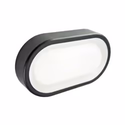Plafoniera ovale in stile moderno In materiale termoplastico, è ideale per terrazze, portici e accessi di garage Con illumina ...