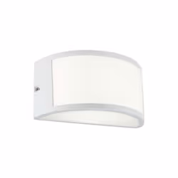 Lampada da parete Sovil Umbe Aperta 1xE27 max 60W bianco - 473/02 Lampada da parete in alluminio pressofuso con diffusore in ...