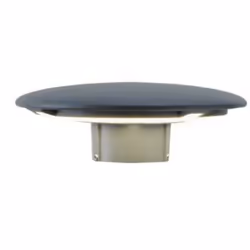 Testapalo in alluminio pressofuso. Finitura goffrata. Diffusore in resina satinata. Illuminazione con 28 LED SMD 2835. Luce d ...