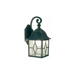 Lanterna Parete Applique Esterno Lampada Quadrata Nero Illuminazione Rice Sovil