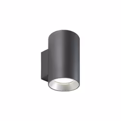 Lampada da parete in alluminio pressofuso. Illuminazione a LED 230V con alimentatore integrato. Luce indiretta con diffusore  ...
