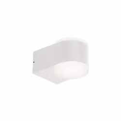Applique in alluminio pressofuso. Finitura goffrata. Diffusore in acrilico satinato. Illuminazione con 24+24 LED SMD 2835. Lu ...