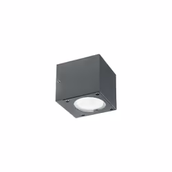 Applique in alluminio pressofuso. Finitura goffrata. Diffusori in vetro trasparente. Illuminazione con LED COB. Consumo: 12W. ...