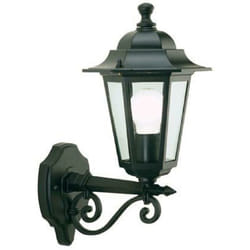 Lampada da parete applique media in alto esagonale in allumio e vetro 300/06 - Sovil