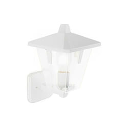 Lampada applique da esterno in alto eureka colore bianco Sovil 134/02