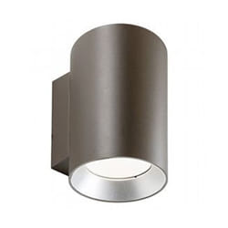 Applique Da Esterno Moderna Show Alluminio e Vetro Ruggine Led 20+20W 3000K